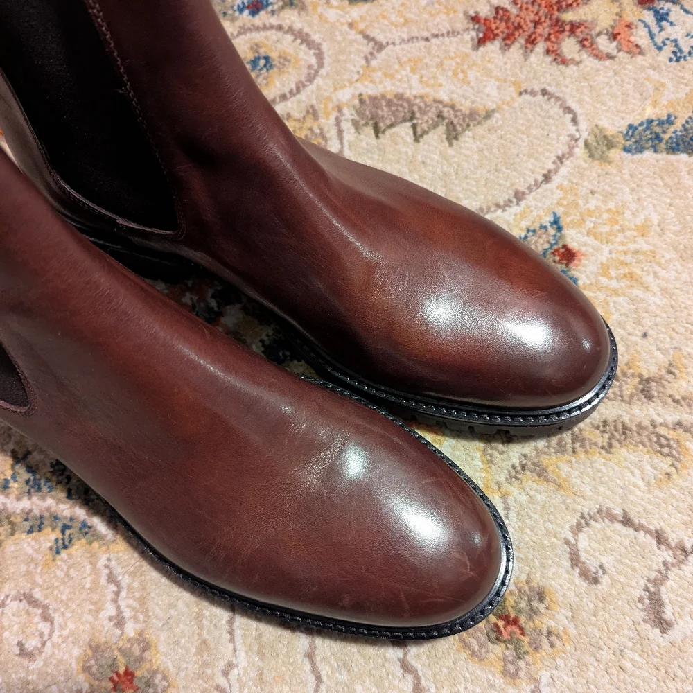 Bruno Magli Ramiro Chelsea Boot In Rust - Picture 5 of 9